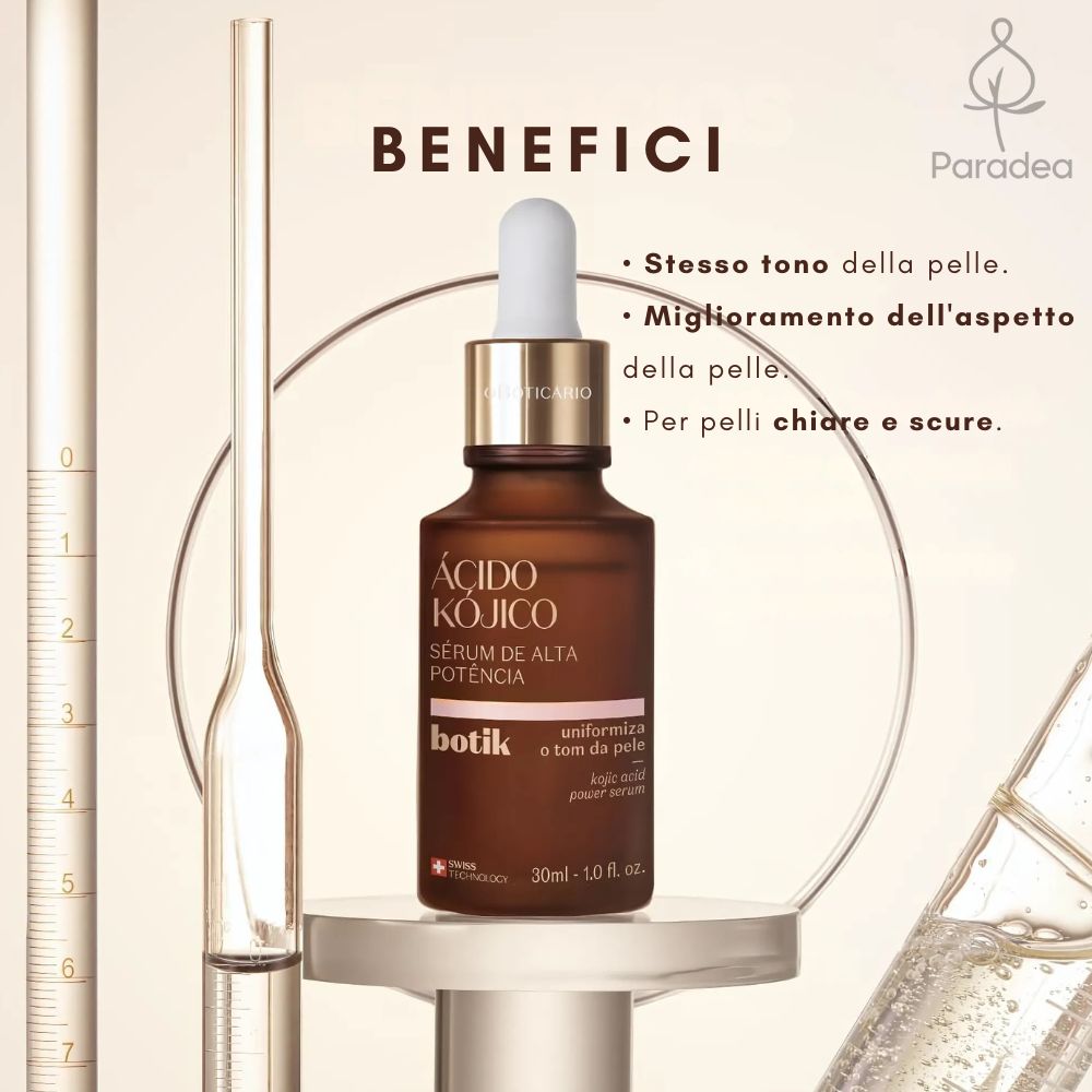 O Boticário Botik Sérum de Alta Potência Ácido Kójico - Siero viso 30ml