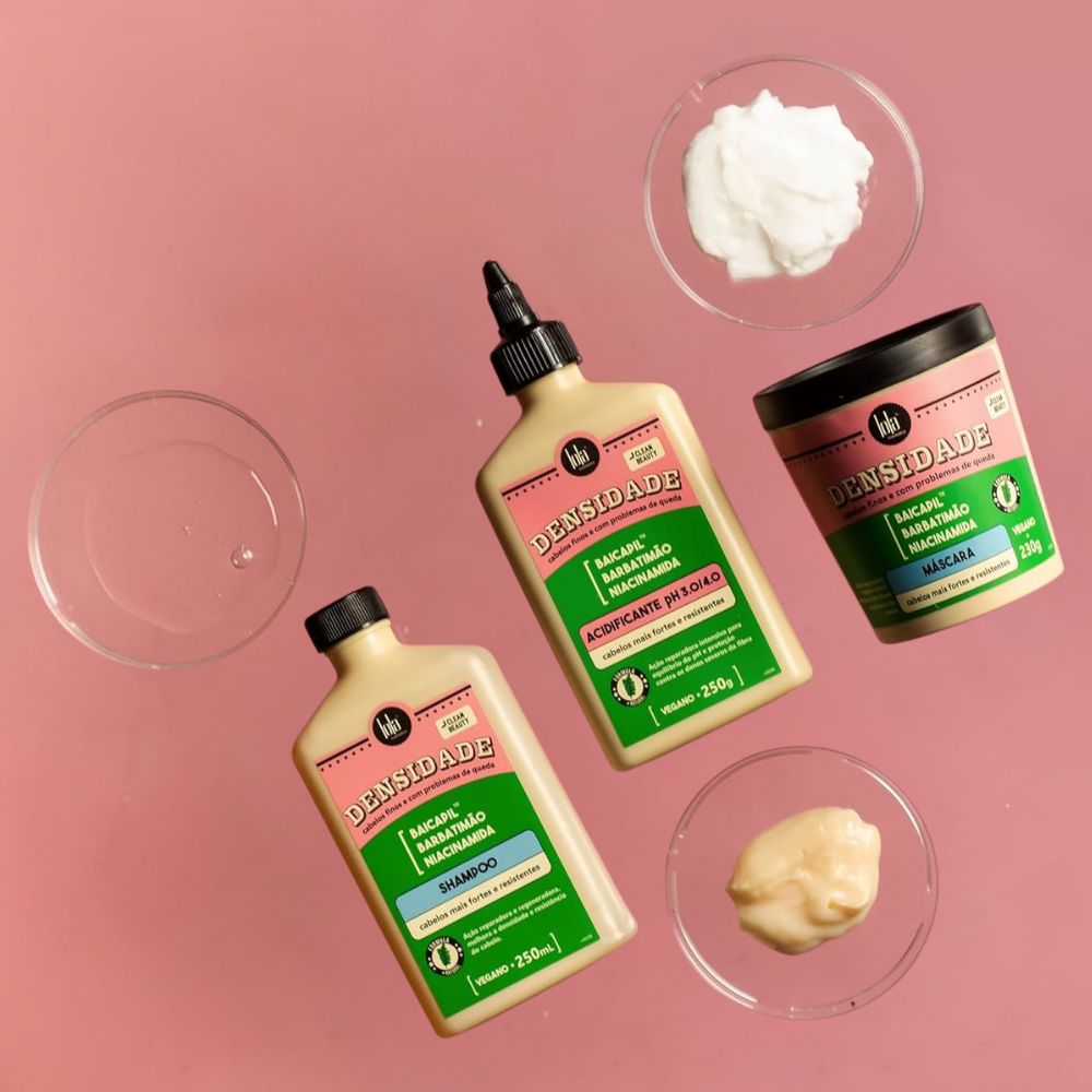 Lola Cosmetics Kit Densidade - Shampoo + Acidificante + Maschera