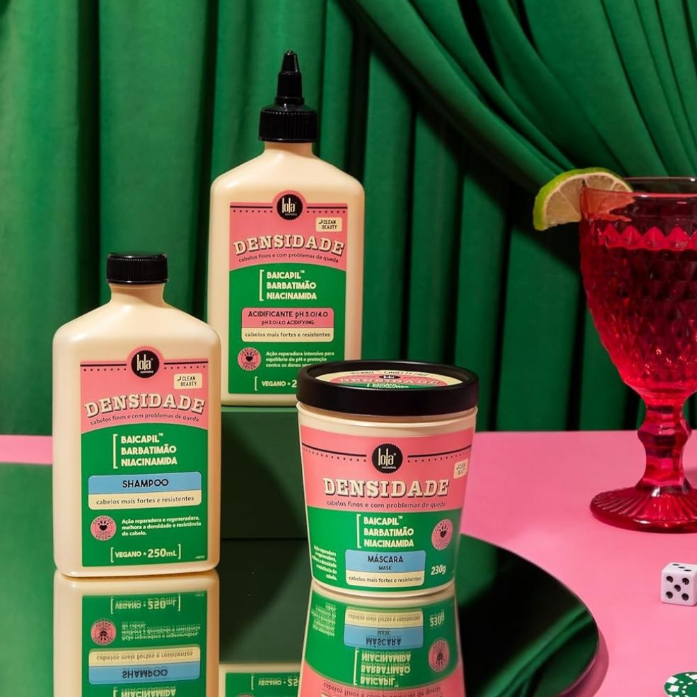 Lola Cosmetics Kit Densidade - Shampoo + Acidificante + Maschera