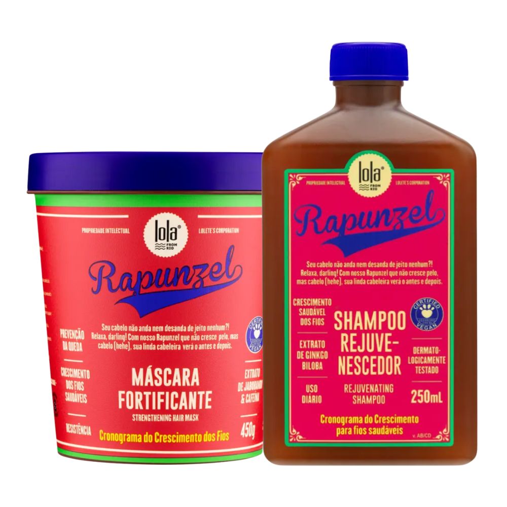 Lola Cosmetics Kit Rapunzel - Shampoo e Maschera fortificante