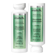O Boticário Match. Combo Oleosidade Controlada - Shampoo & Balsamo capelli grassi