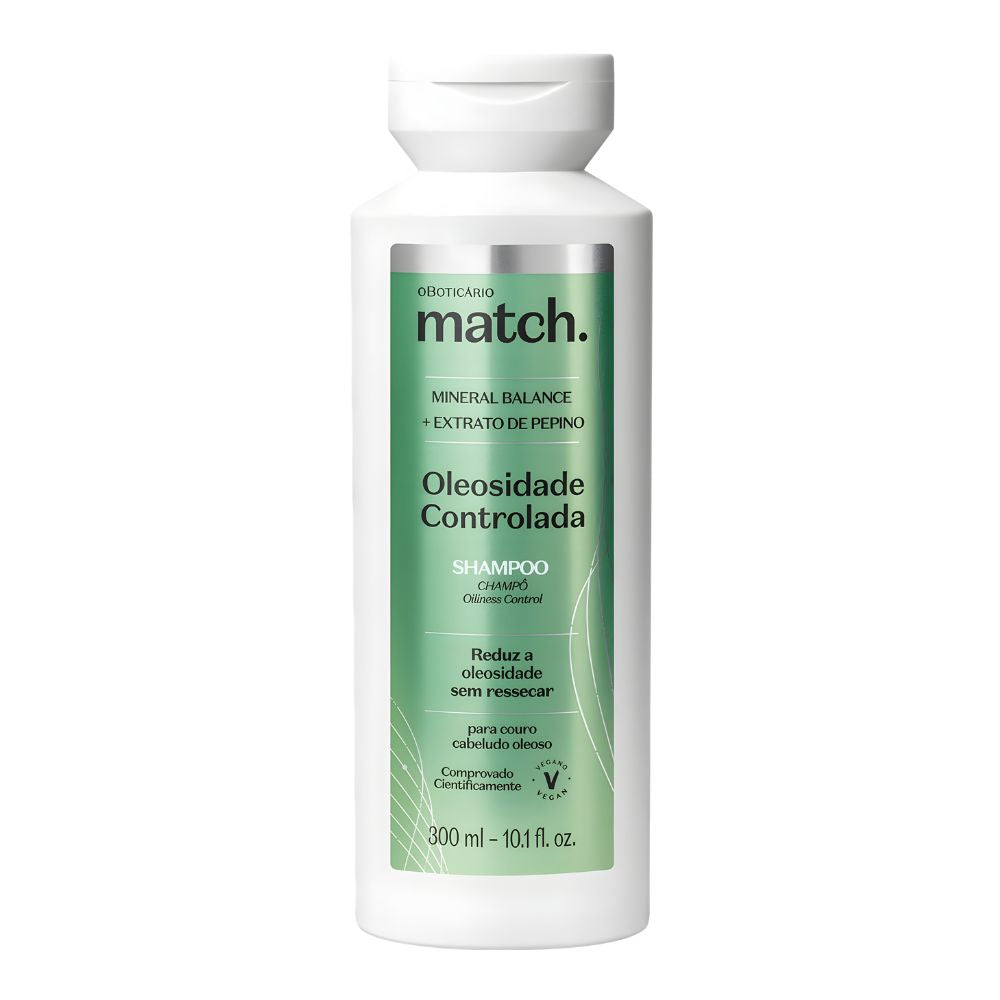 O Boticário Match. Shampoo Oleosidade Controlada - Shampoo capelli grassi 300ml