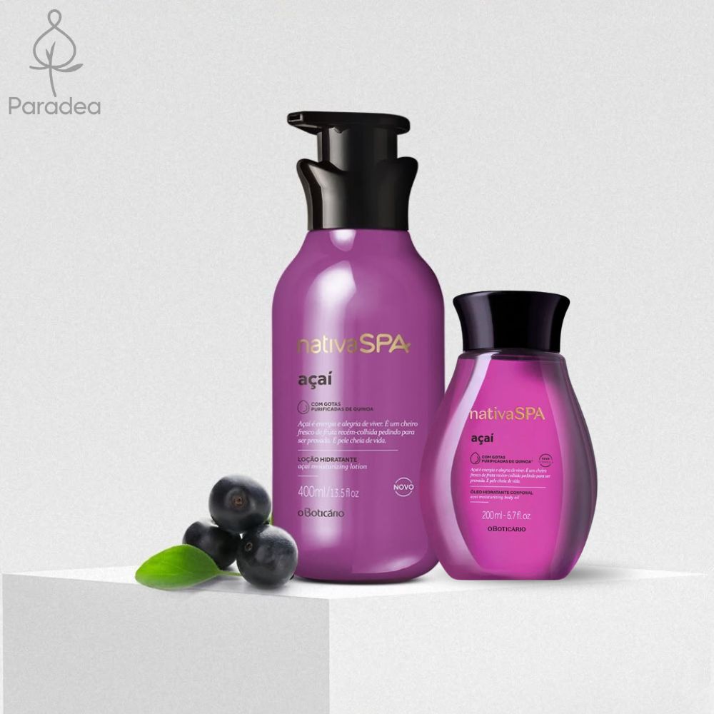 Nativa SPA Set Açaí – Lozione & Olio idratante corpo