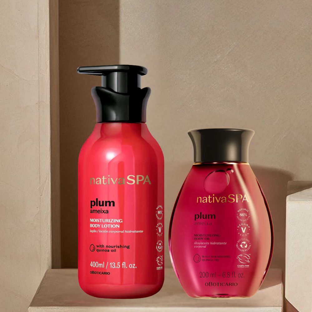 Nativa SPA Set regalo Ameixa – Lozione & Olio idratante corpo