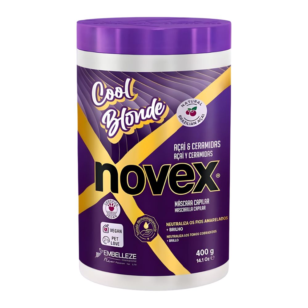 Novex Cool Blonde Máscara capilar - Maschera neutralizzante antigiallo 400gr