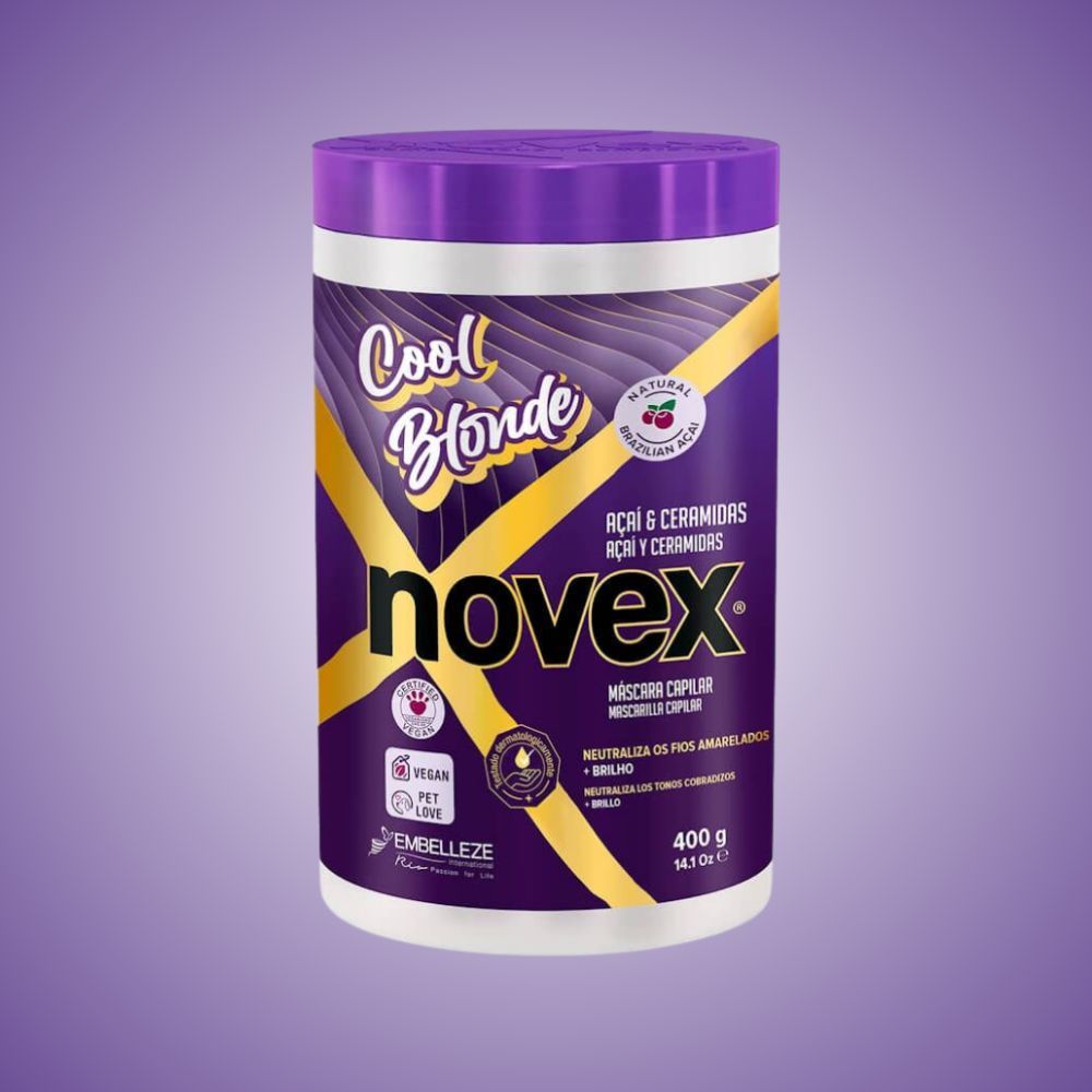 Novex Cool Blonde Máscara capilar - Maschera neutralizzante antigiallo 400gr