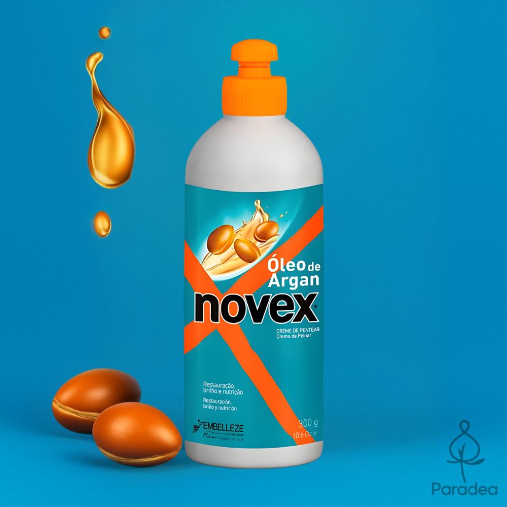 Novex Creme de Pentear Óleo De Argan - Crema districante Leave-in all'Olio di Argan 300ml