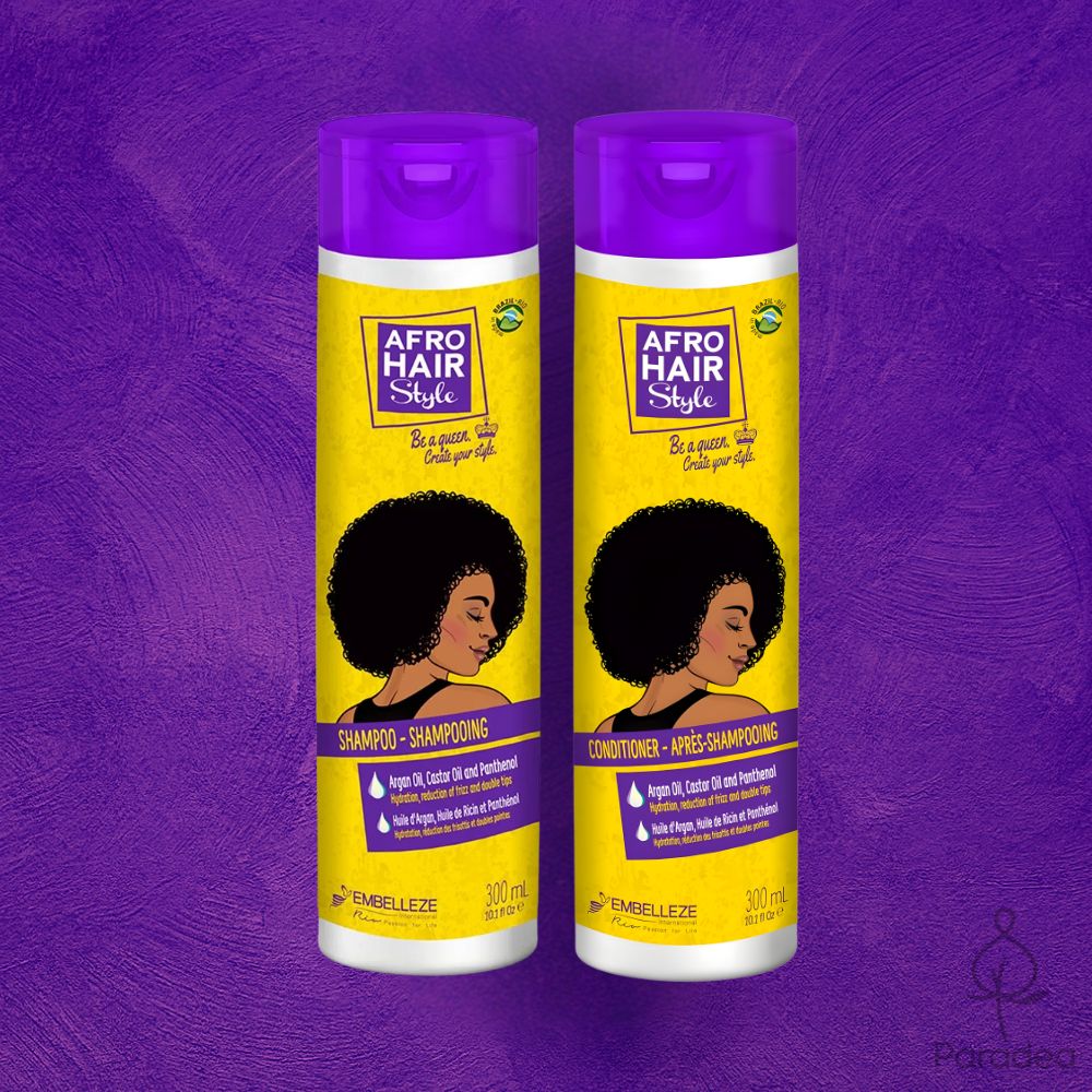Novex Estilo AfroHair - Set Shampoo & Balsamo idratante e anticrespo