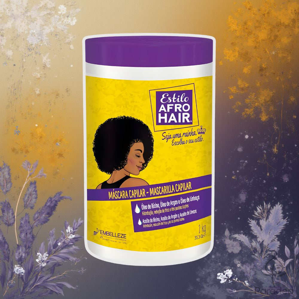 Novex Estilo AfroHair Máscara Capilar - Maschera idratante anticrespo 1kg