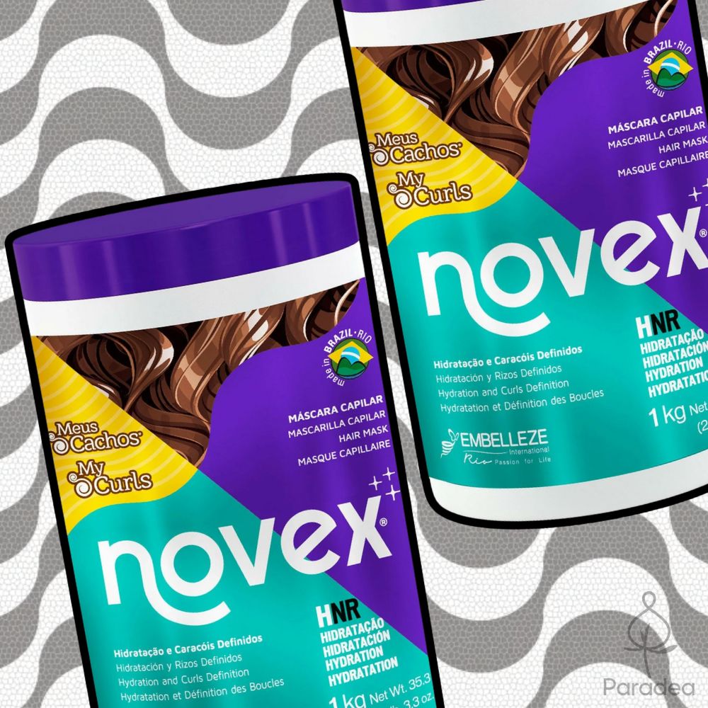 Novex Meus Cachos Máscara Capilar - Maschera capelli idratazione e ricci definiti 1kg