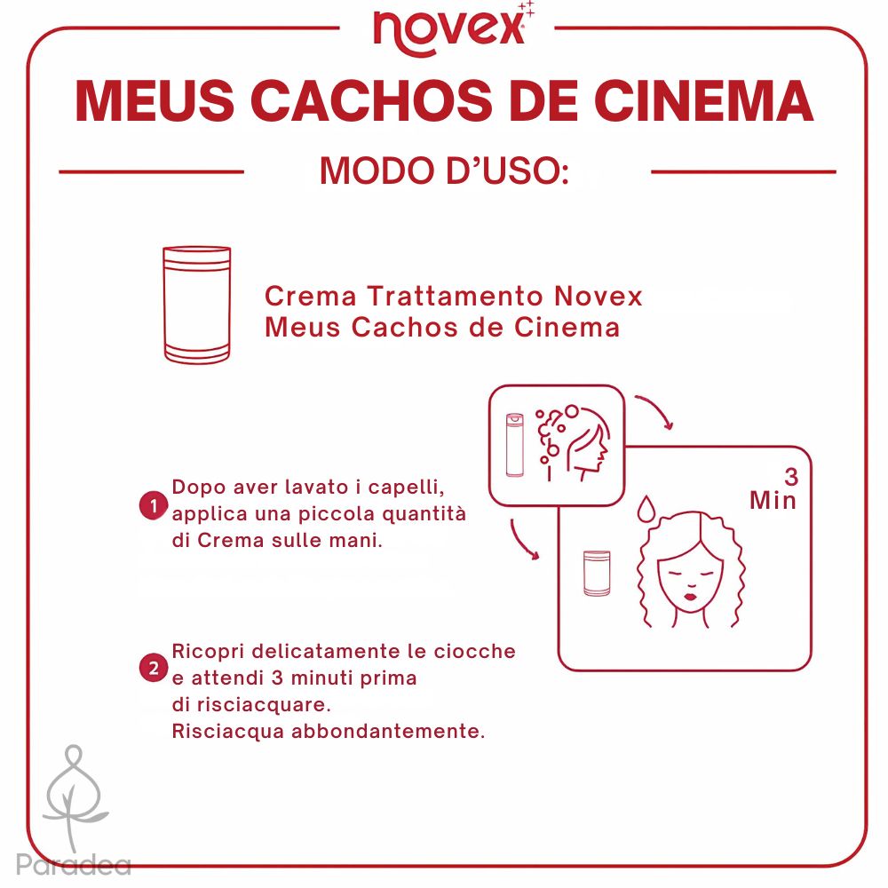 Novex Meus Cachos de Cinema Máscara Capilar - Maschera nutriente 1kg
