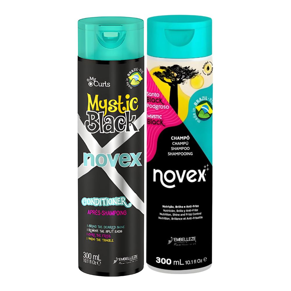 Novex Santo Black Poderoso - Set Shampoo & Balsamo