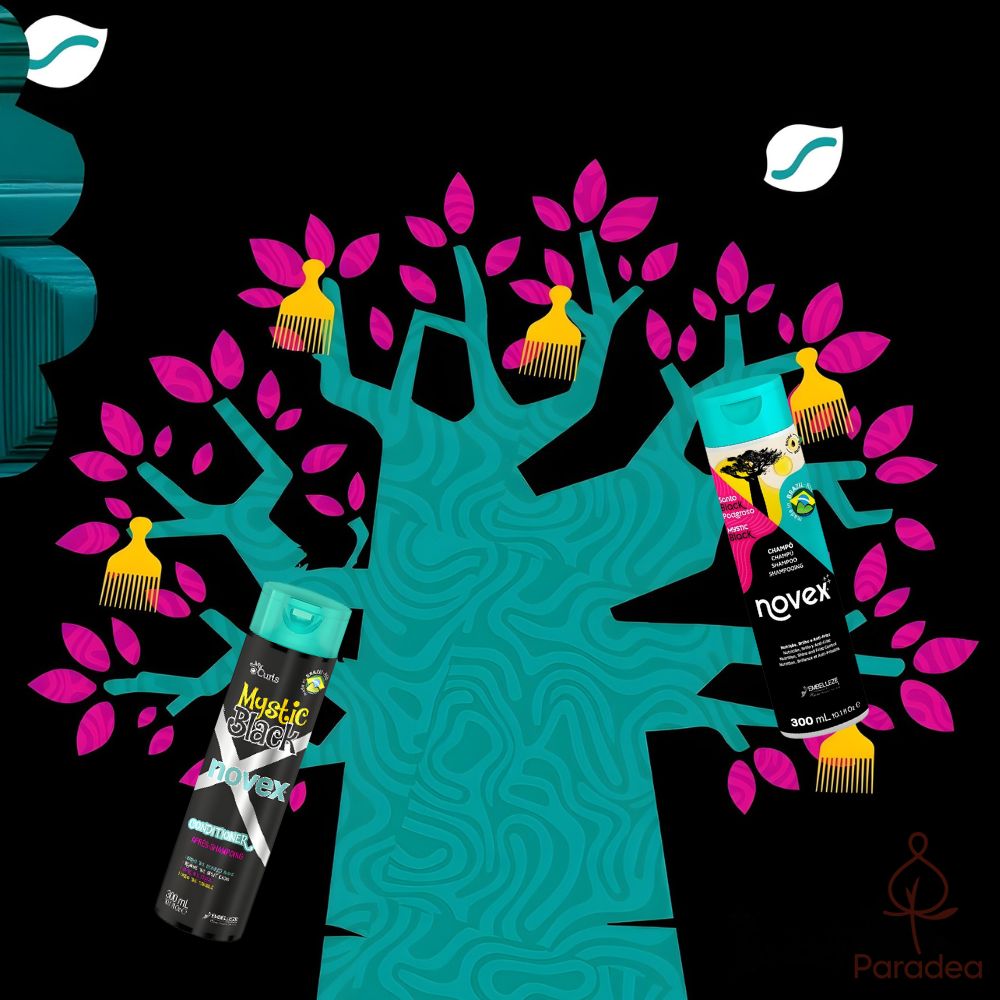 Novex Santo Black Poderoso - Set Shampoo & Balsamo