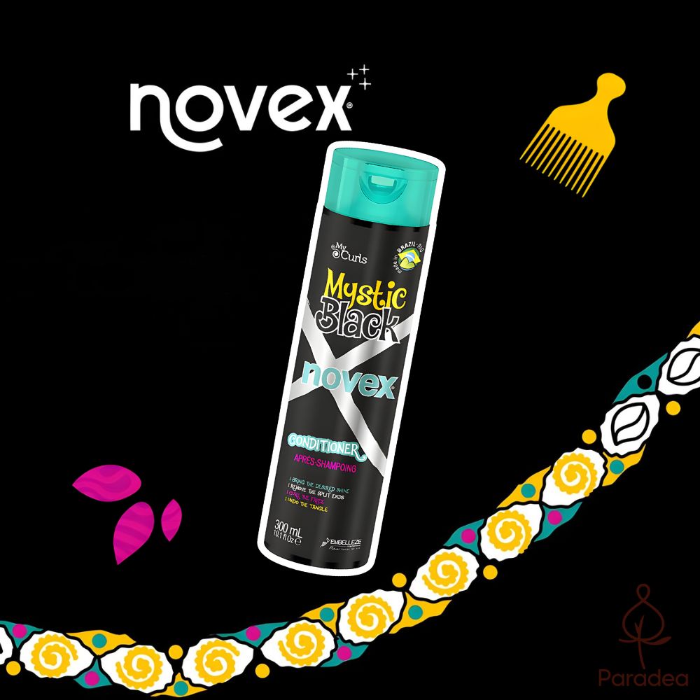 Novex Santo Black Poderoso Condicionador - Balsamo capelli ricci 300ml