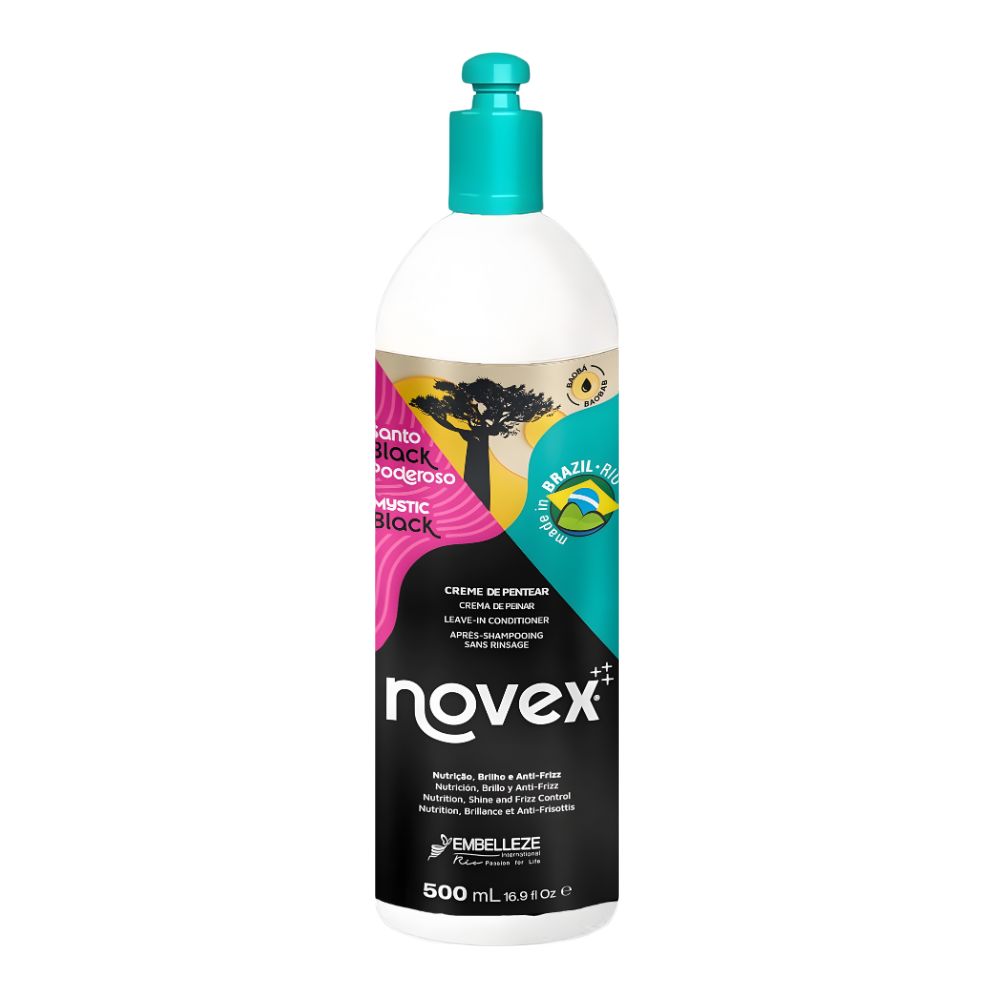 Novex Santo Black Poderoso Creme de Pentear - Crema districante Leave-in 500ml