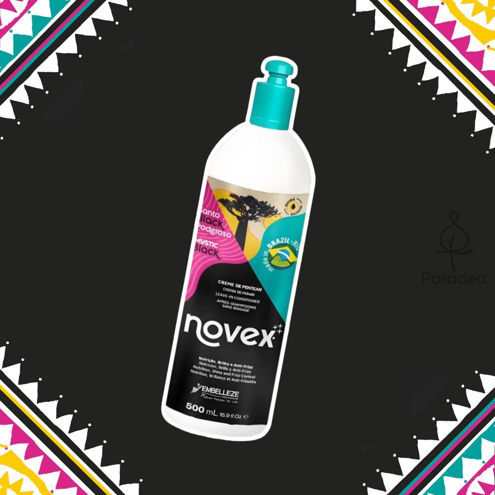 Novex Santo Black Poderoso Creme de Pentear - Crema districante Leave-in 500ml