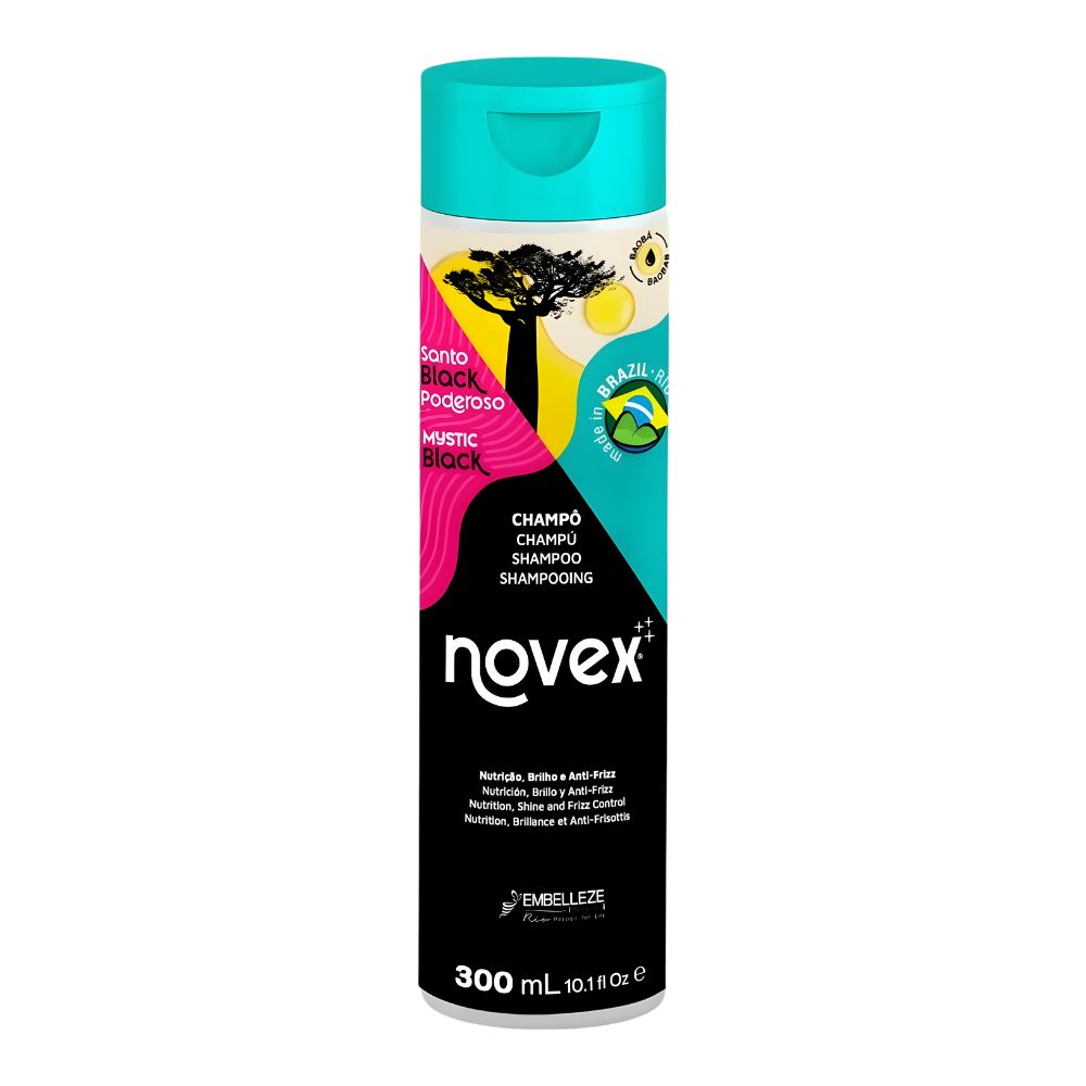 Novex Santo Black Poderoso - Shampoo idratazione capelli ricci 300ml