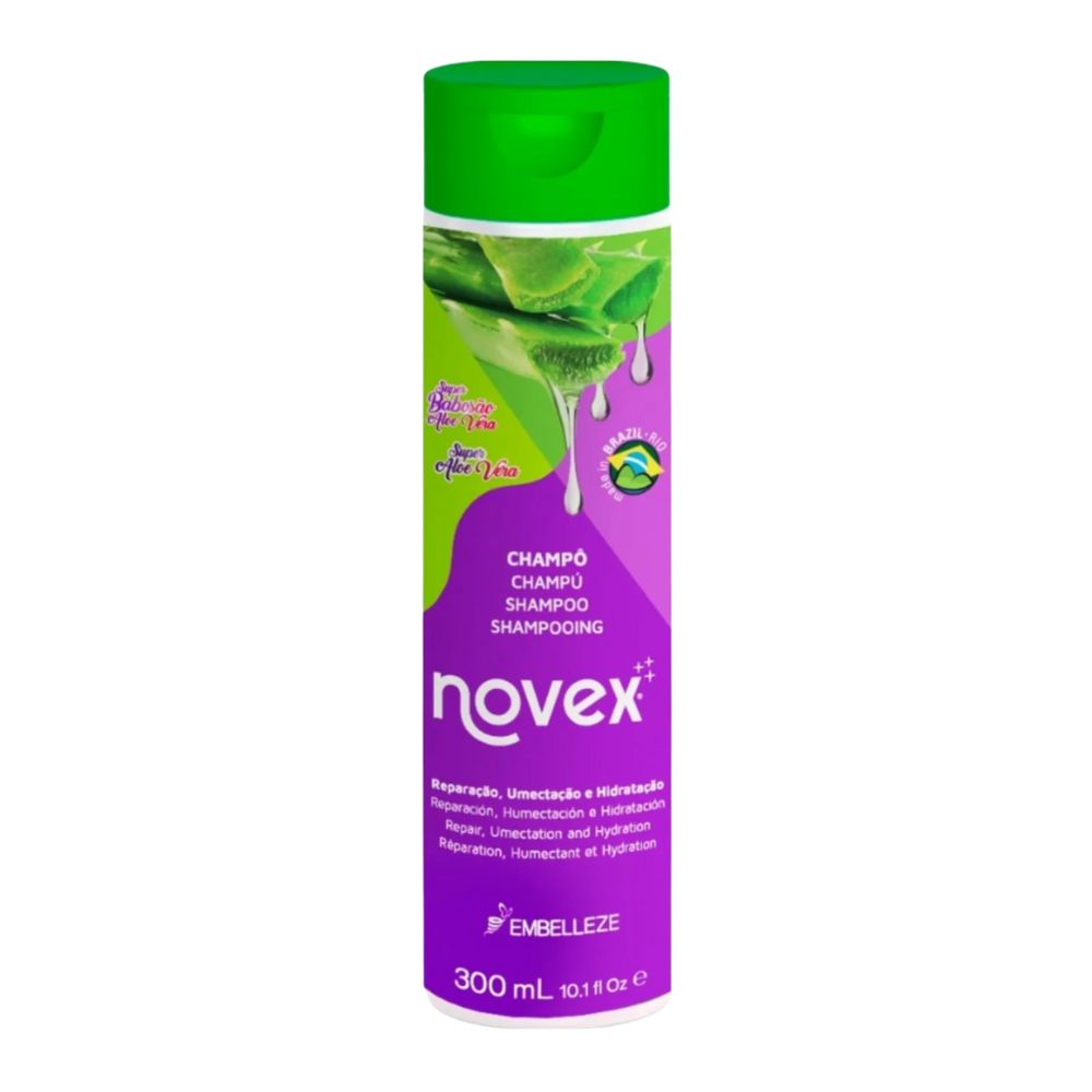 Novex Shampoo Super Babosão - Shampoo idratante e riequilibrante Aloe Vera 300ml
