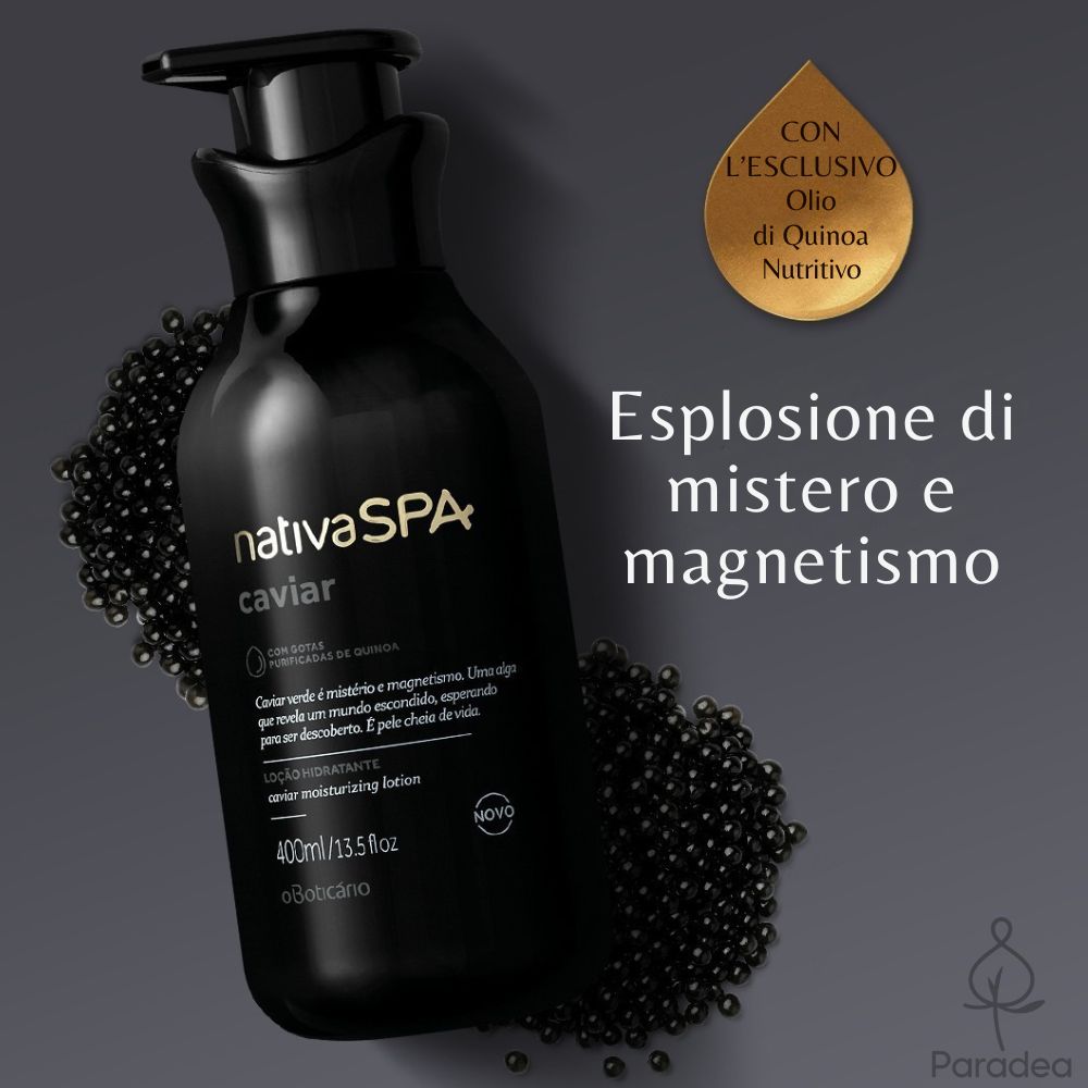 Nativa SPA Set Caviar – Lozione & Olio idratante corpo