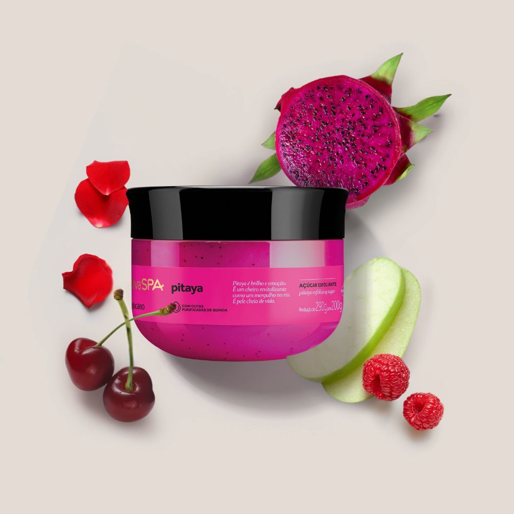 Nativa SPA Set Pitaya – Scrub esfoliante & Lozione corpo idratante