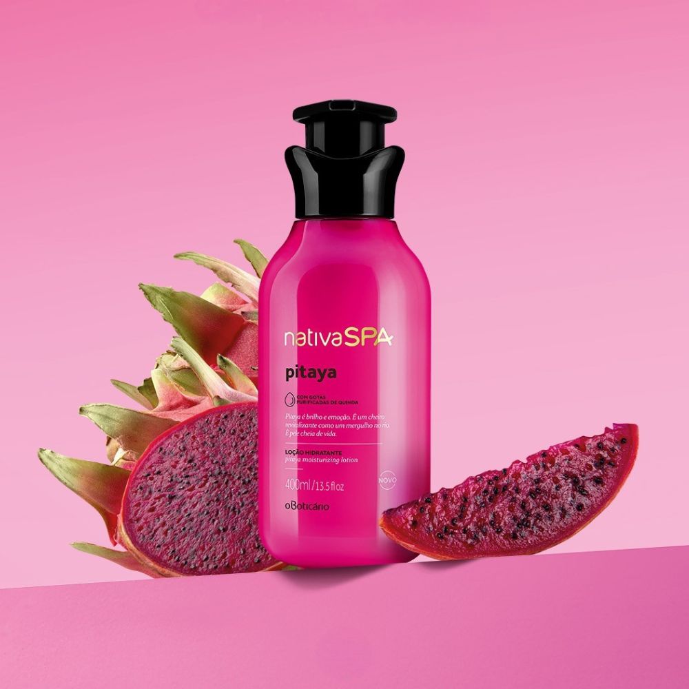 Nativa SPA Set Pitaya – Scrub esfoliante & Lozione corpo idratante