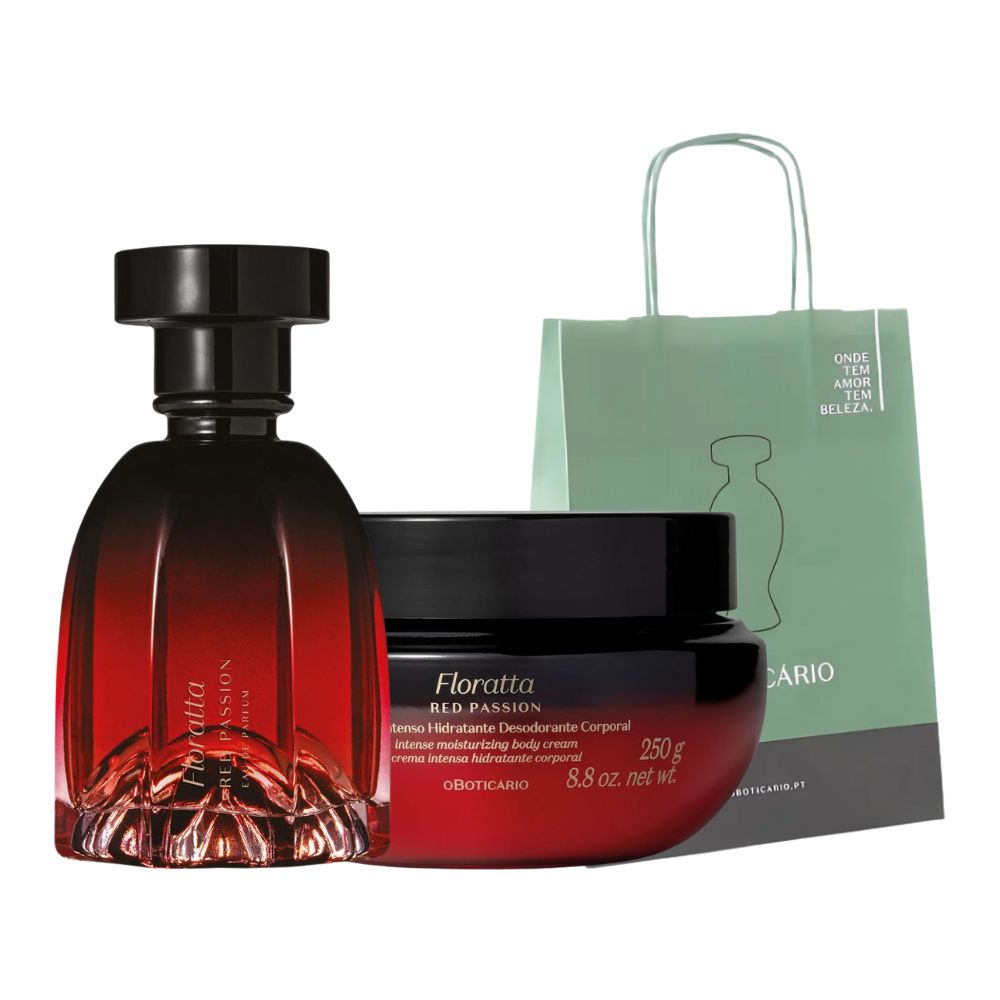 O Boticário Set regalo Floratta Red Passion – Eau de Parfum & Crema corpo