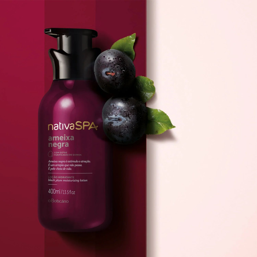 Nativa Spa Ameixa Negra Coffret Cadeau – Lotion + Gel Douche