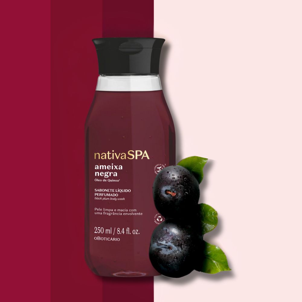 Nativa Spa Ameixa Negra Coffret Cadeau – Lotion + Gel Douche