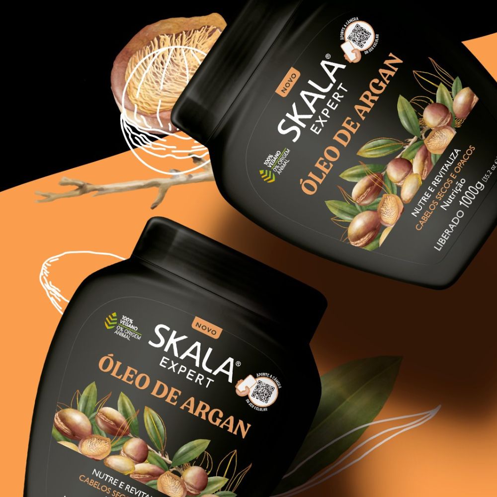 Crème de soin à l'huile d'argan Skala - Crème de soin capillaire 1 kg