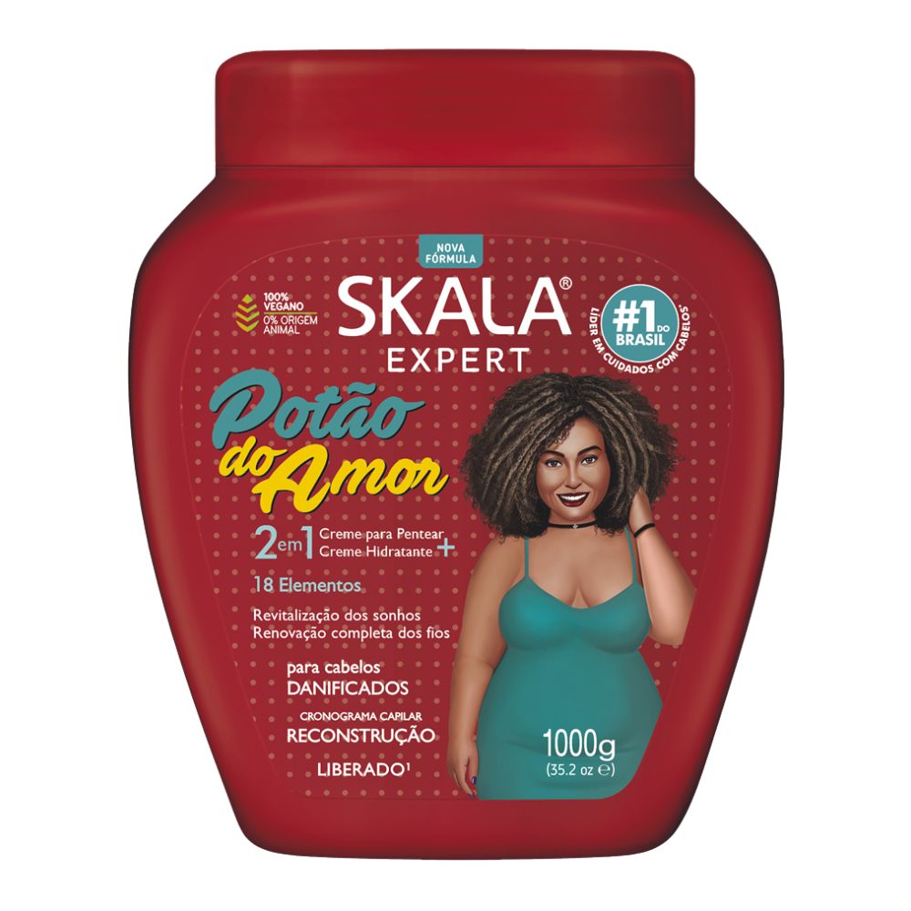 Skala Creme de Tratamento Potão do Amor - Crema trattamento 2 in 1 capelli 1kg