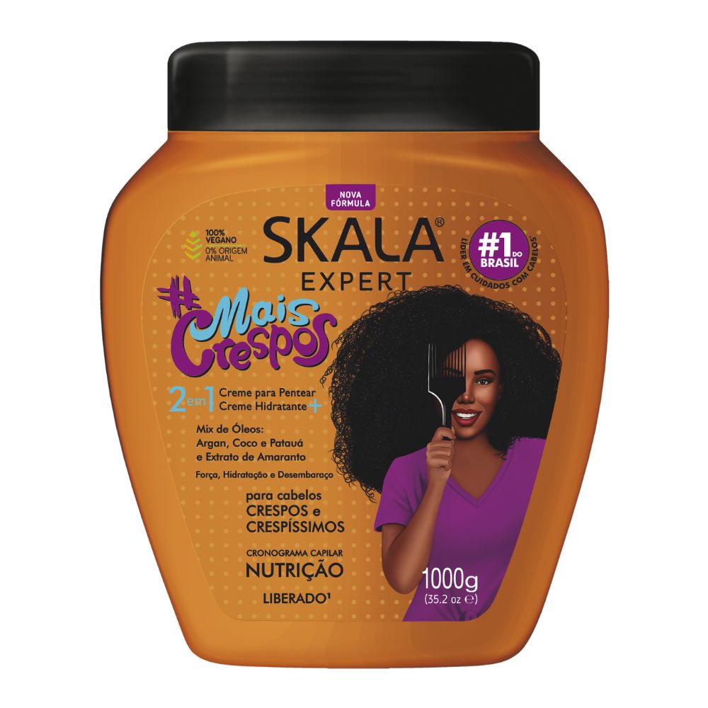 Skala Creme de Tratamento #MaisCrespos - Crema 2 in 1 per capelli 1 kg