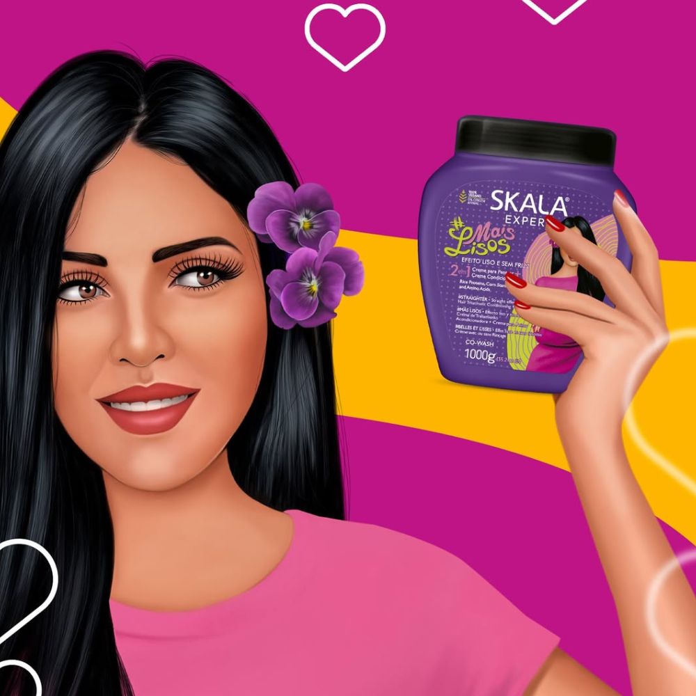 Skala Creme de Tratamento #MaisLisos - Crema 2 in 1 per capelli 1kg