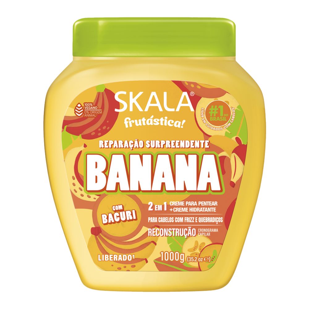 Skala Fruitastic Creme de Tratamento Banana - Crema trattamento e Leave-in 1kg