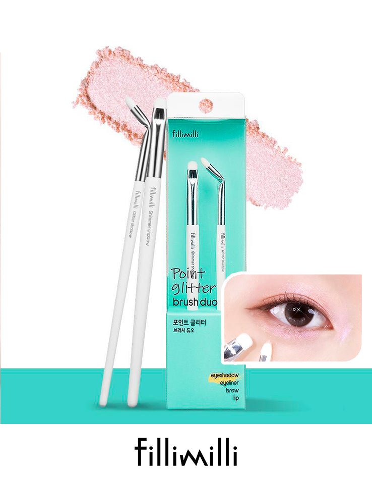FILLIMILLI Point Glitter Brush Duo Set - Set pennelli - fillimilli | Paradea