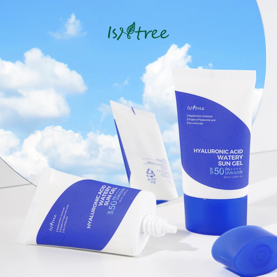 ISNTREE Hyaluronic Acid Watery Sun Gel SPF50+/PA++++ - Protezione solare viso 50ml - ISNTREE | Paradea