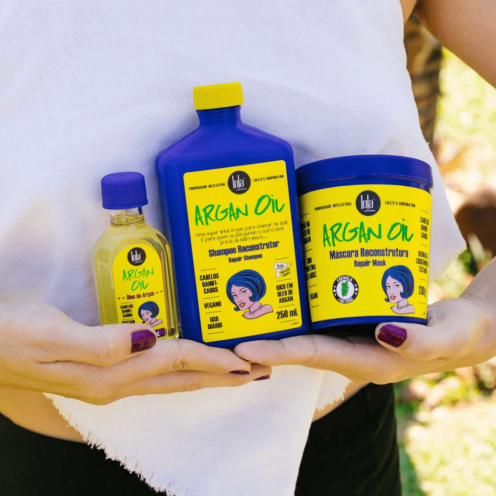 Lola Cosmetics Argan Oil – Shampoo + Olio + Maschera - Lola Cosmetics | Paradea
