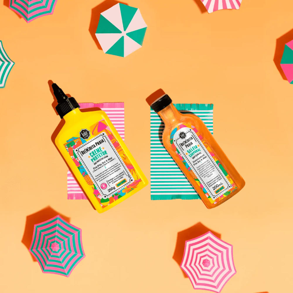 Lola Cosmetics Be(M)dita Praia - Combo Gel illuminante corpo & Protettore solare capelli - Lola Cosmetics | Paradea