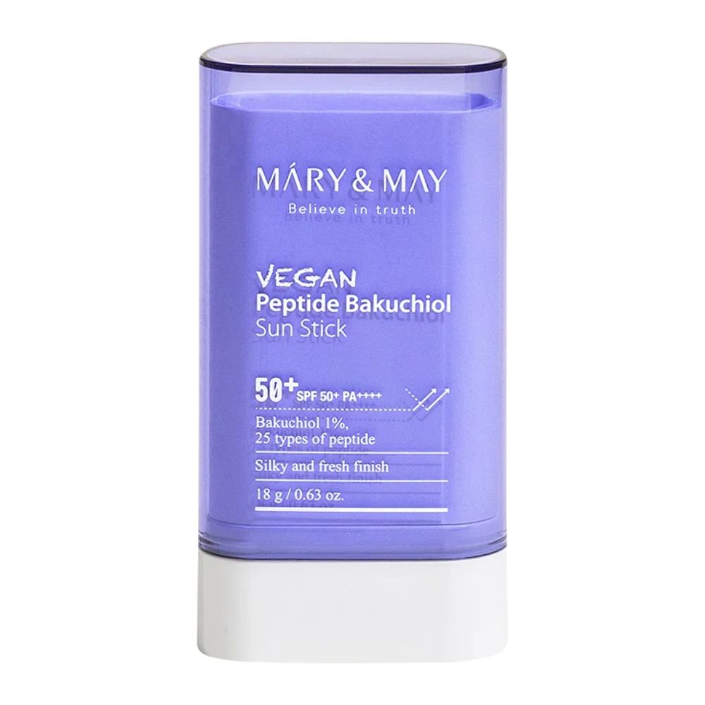 Mary&May Vegan Peptide Bakuchiol Sun Stick SPF50+ PA++++ - Stick Solare Viso 18gr - Mary&May | Paradea