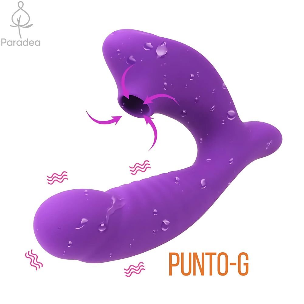 Massaggiatore con suzione e stimolazione punto G - Paradea | Paradea