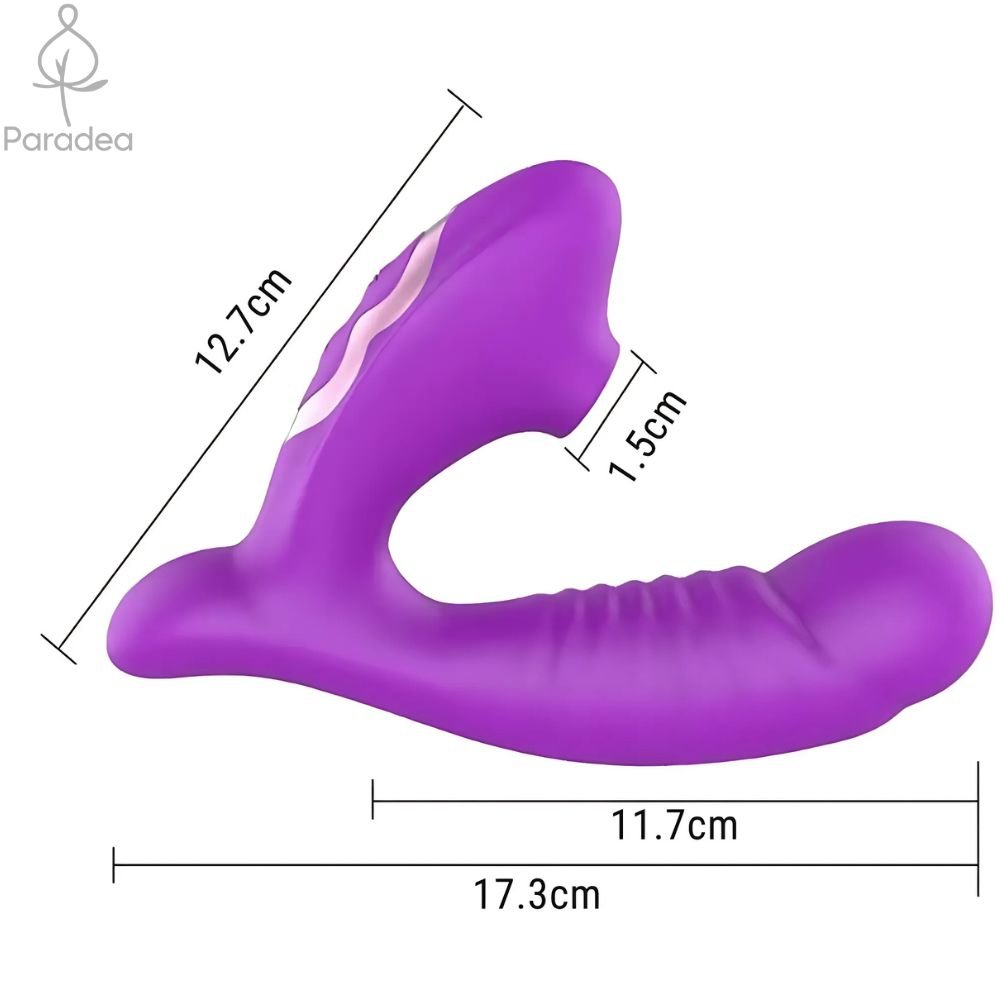 Massaggiatore con suzione e stimolazione punto G - Paradea | Paradea