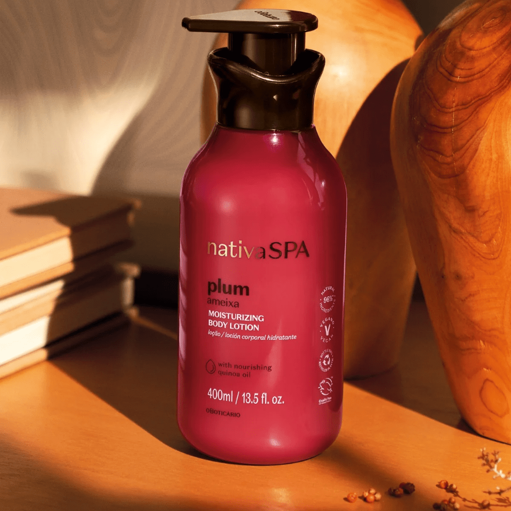 Nativa Spa Combo Ameixa - Lozione corpo idratante & Ricarica lozione 400ml - o Boticário | Paradea