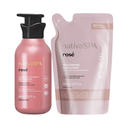 Nativa Spa Combo Rosé - Lozione corpo idratante & Ricarica lozione 400ml - o Boticário | Paradea