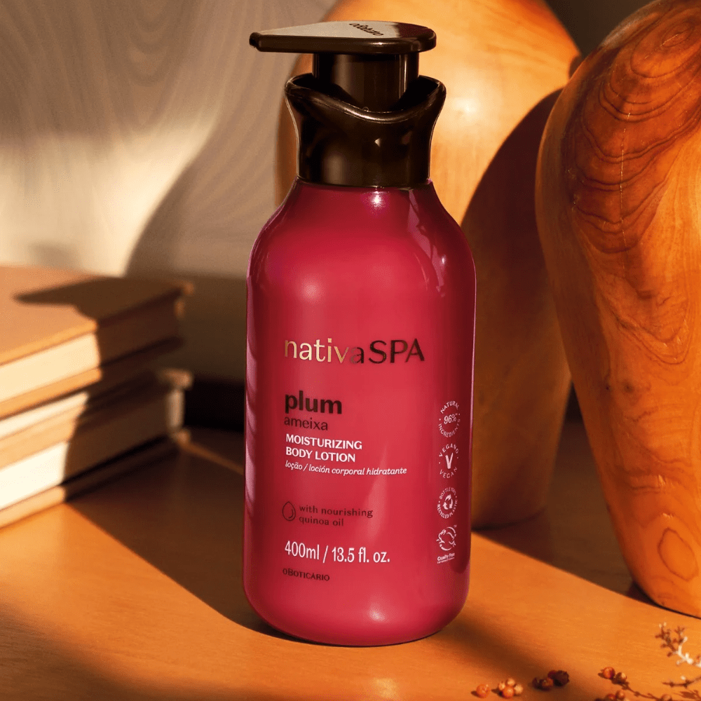 Nativa Spa Set Regalo Ameixa – Lozione corpo Prugna & Bagnoschiuma - o Boticário | Paradea