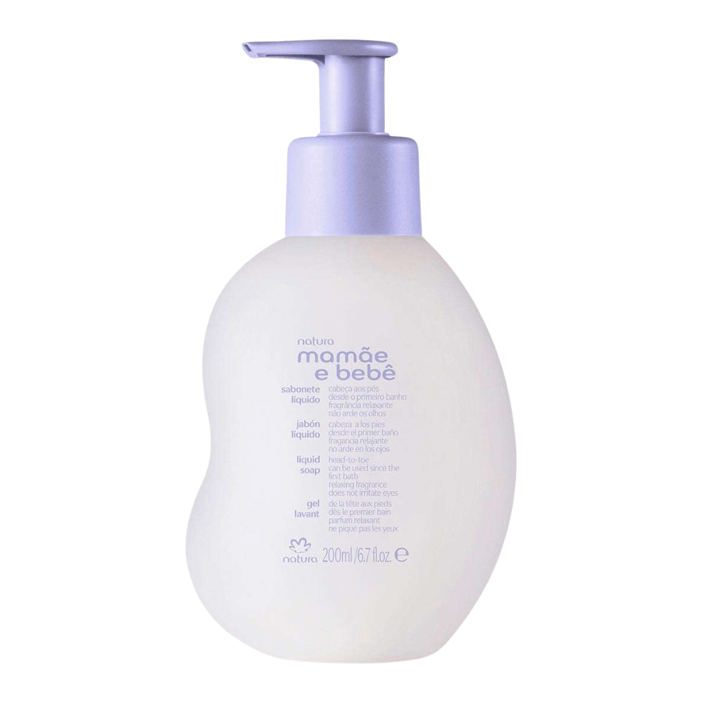 Natura Mamãe e Bebê Sabonete Líquido – Detergente Corpo e Capelli Bambini 200ml - Natura | Paradea