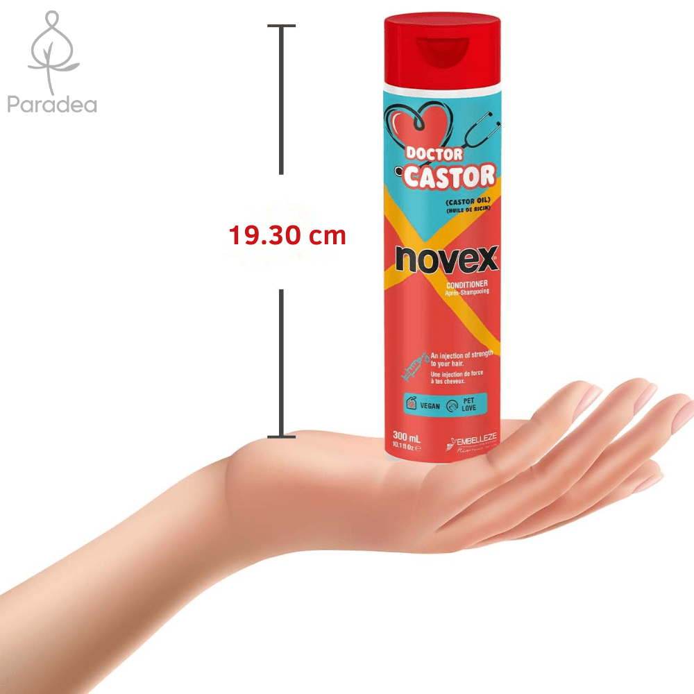 Novex Condicionador Doctor Castor - Balsamo capelli con Olio di Ricino 300ml - Embelleze | Paradea