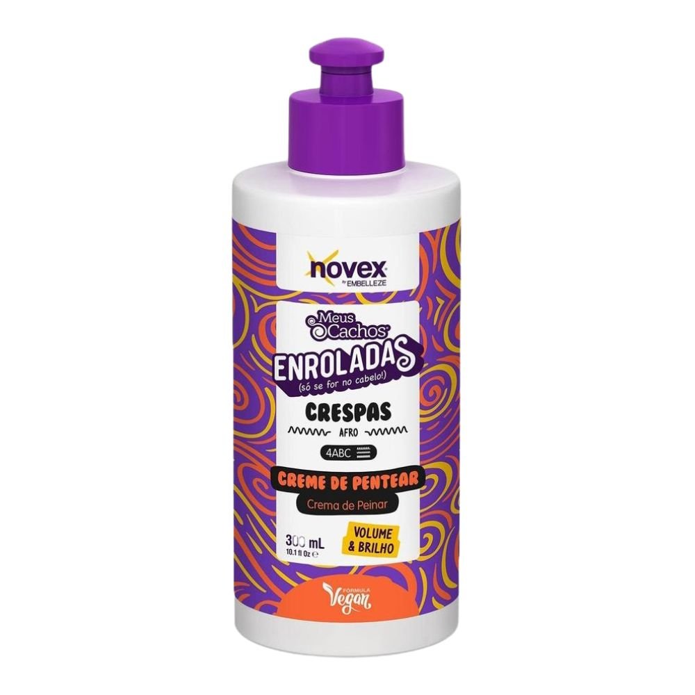Novex Creme de Pentear Crespas 4ABC - Leave - in 300ml - Embelleze | Paradea