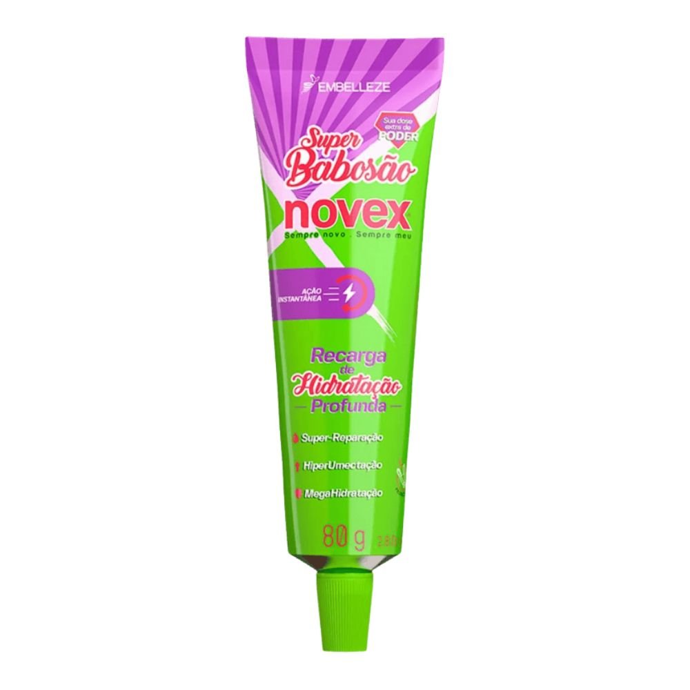 Novex Super Babosão Aloe Vera - Ricarica idratante capelli 80gr - Embelleze | Paradea