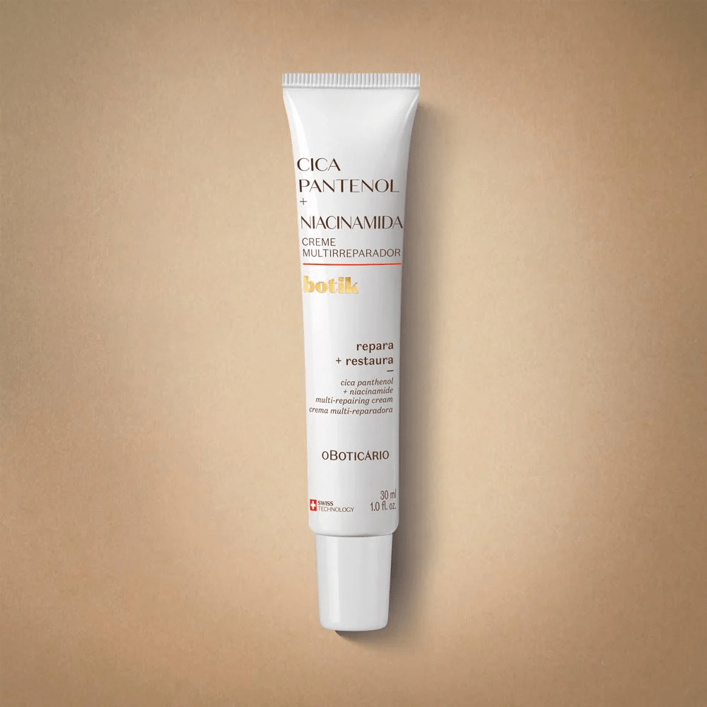 O Boticário Botik Creme Multirreparador Cica Pantenol + Niacinamida Botik - Crema multiriparatrice 30ml - o Boticário | Paradea