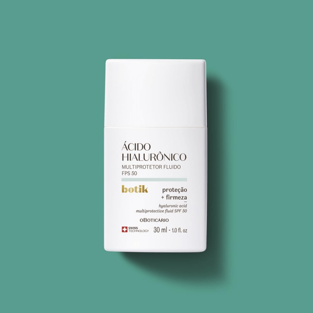 O Boticário Botik Fluido Multiprotetor FPS50 – Fluido Idratante Protettivo con Acido Ialuronico 30ml - o Boticário | Paradea