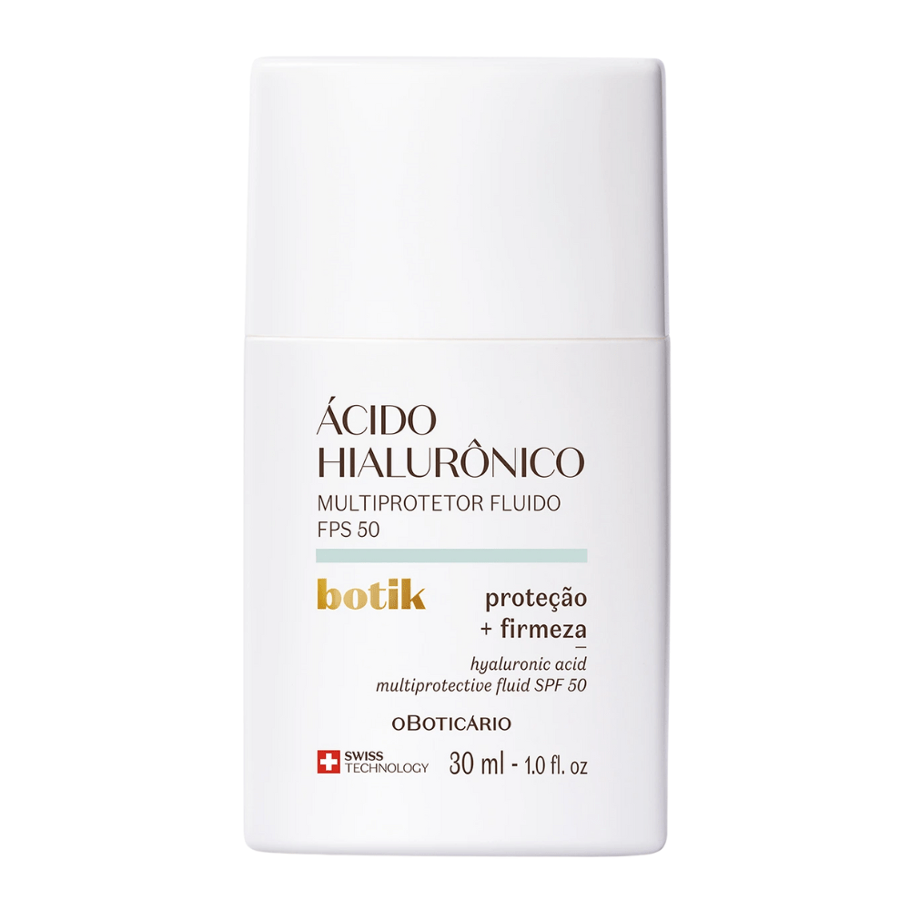 O Boticário Botik Fluido Multiprotetor FPS50 – Fluido Idratante Protettivo con Acido Ialuronico 30ml - o Boticário | Paradea
